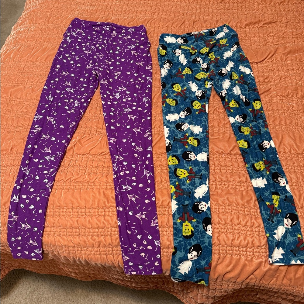 NWOT LulLaRoe Halloween Leggings Bundle - OS
